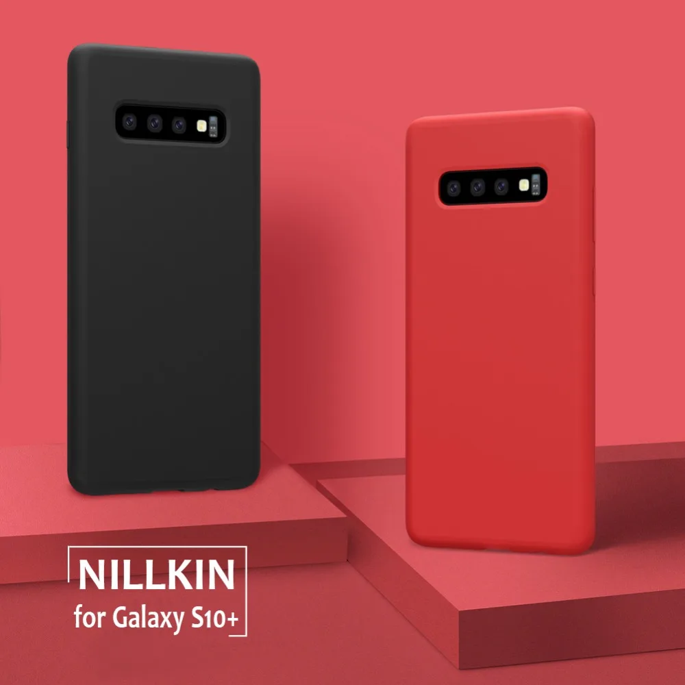 Чехол Nillkin Flex для Samsung Galaxy S10 Plus роскошный мягкий чехол из жидкого силикона на