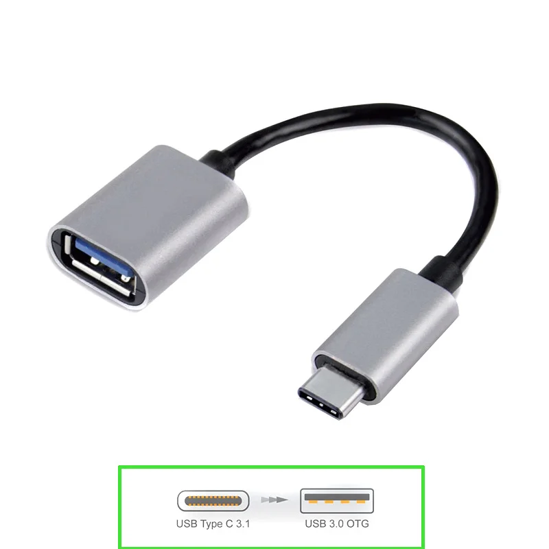 High Quality USB-C 3.1 Type C Male to USB 3.0 Cable Adapter OTG Data Sync Charger Charging For MacBook for nokia N1 Zuk  z1