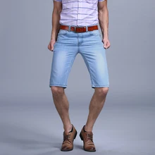 Бренд SULEE, деловые шорты, мужские джинсы, брендовая одежда, синий цвет, джинсовые Бермуды, шорты для мужчин, джинсы, размер