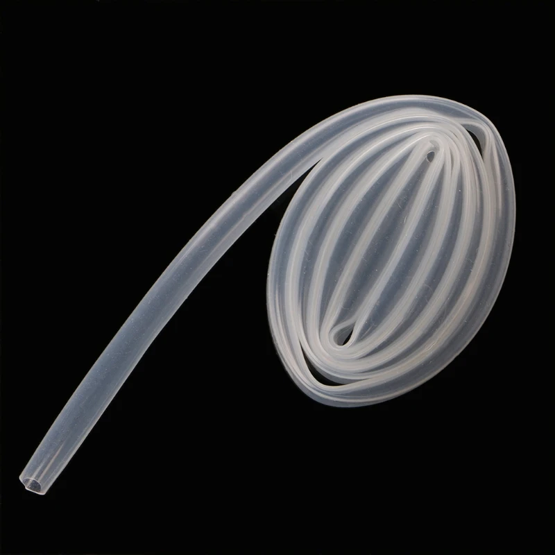

10mm ID x 12mm OD Food Grade Silicone Tube Flexible Hose Pipe 1m Transparent