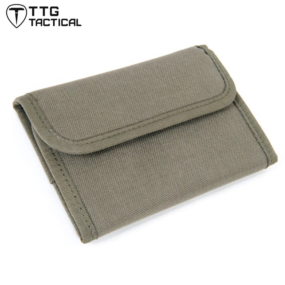 

TTGTACTICAL D13 EDC Military Wallet Bag Army Casual Wallet Tri-fold ID Wallet Travel Credit Card Holder