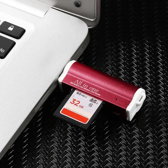 USB карт 4 слот для карт мульти-функциональный адаптер четыре-в-одном мобильный карта памяти для телефона/TF Card Reader