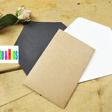 10 шт./партия модный простой стиль крафт-бумага конверт DIY подарок