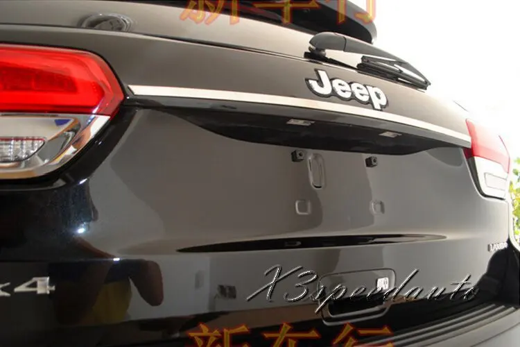 

Chromed Tailgate rear Trunk Hatch Lower Lid Trim For Jeep Grand Cherokee 2014+