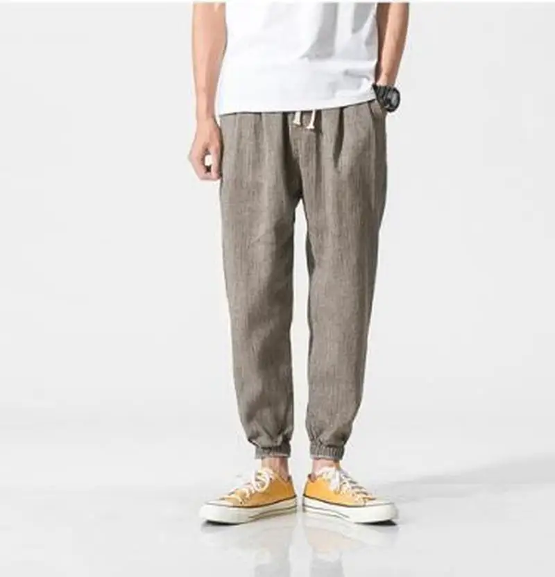 

ZOGAA Plus Size Casual Harem Pants Men Jogger Pants Men Fitness Trousers Male Chinese Traditional Harajuku 2019 Summer Clothes