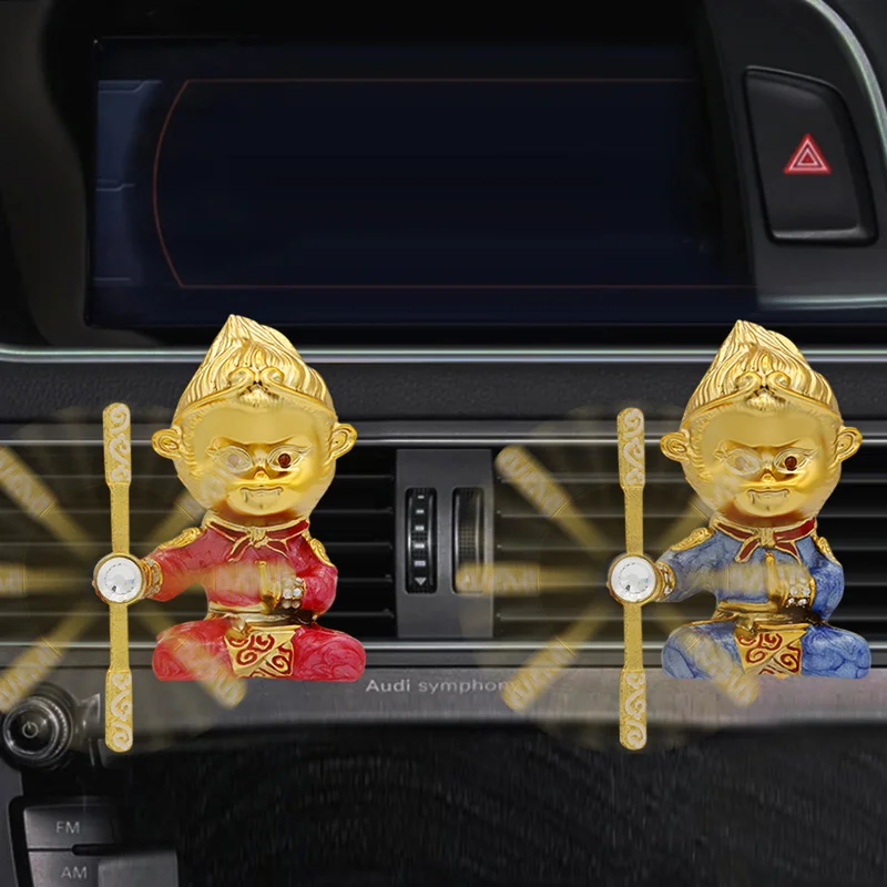 

Car Air Vent Solid Perfume Essential Oil Car Diffuser Sun Wukong Car Air Outlet Clip Car Perfume Zinc Alloy Monkey Auto Products