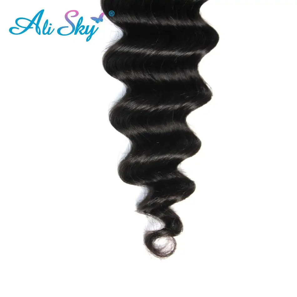 Peruvian Deep Wave 3 Bundles with 13x4 Lace Frontal Closure Human Hair Bundles With Frontal Closure Hair Weave Non Remy Raw Peruvian Deep Wave 3 Bundles with 13x4 Lace Frontal Closure Human Hair Bundles With Frontal Closure Hair Weave Non Remy Raw