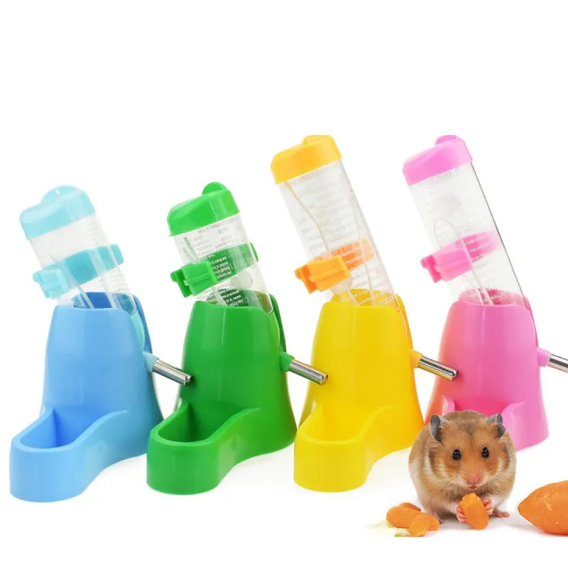 

Pet Drinker Waterer Small Animal Hamsters Metal Rods Feeder Cage Detachable Water Bottle Drinking Supplies