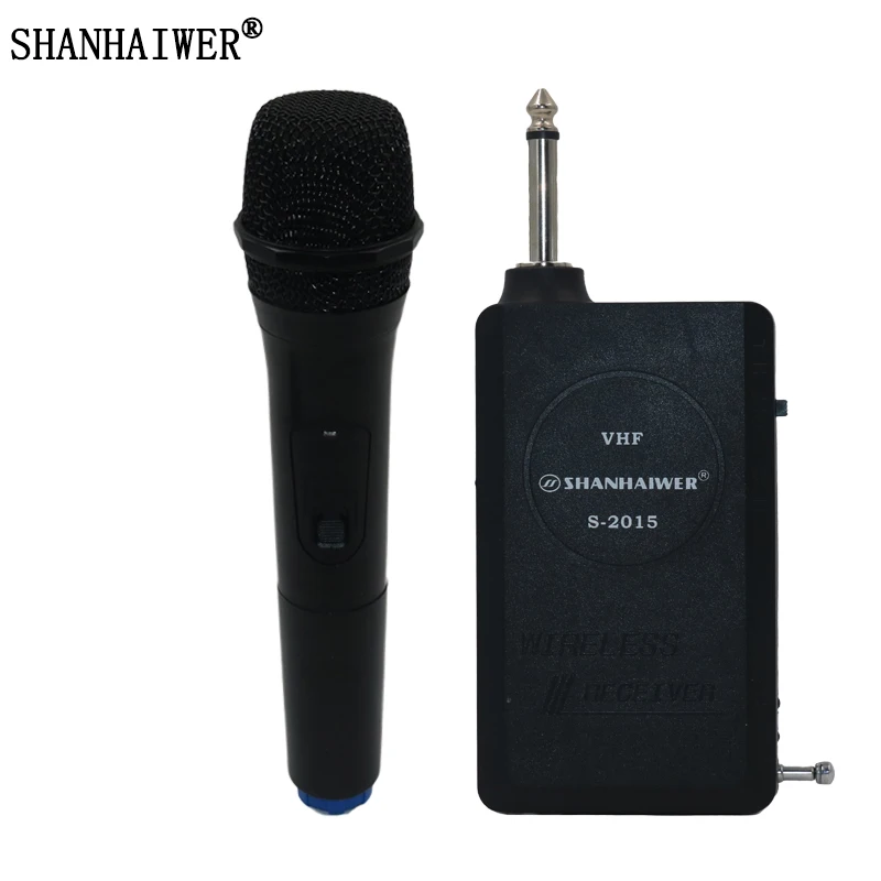 

SHANHAIWER S-2015 Mini Handheld Microphone Wireless Receiver and Transmmiter wireless collar microphone