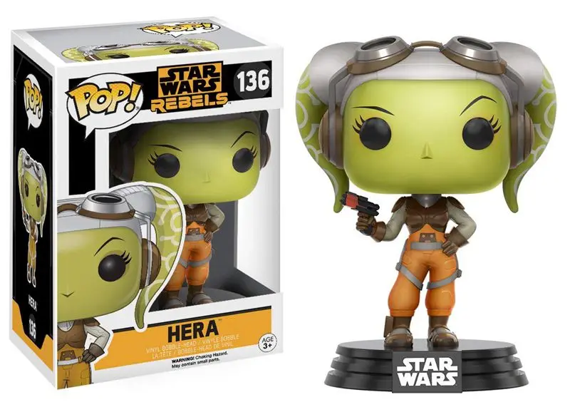 Funko pop официальный Звездные войны Rebels Hera Виниловая фигурка Коллекционная модель