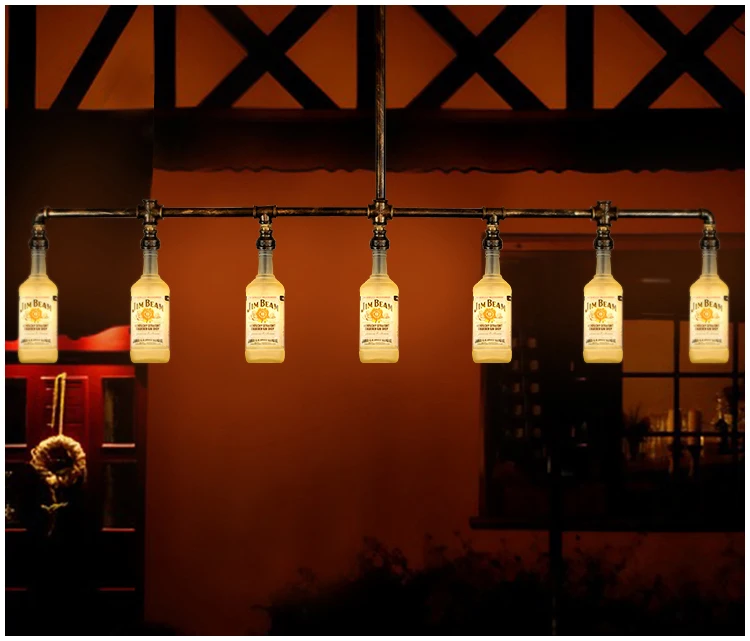 Винтажный Железный Лофт-бар, светодиодный светильник для гостиной, промышленные подвесные лампы, подвесные светильники для дома, Кухонные светильники