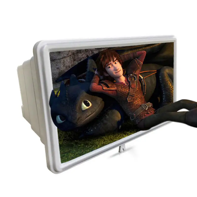 Portable 12 Inch 3D Movie Video Amplifier With Foldable Holder Stand Cell Phone Screen Magnifiers|Лупы| |