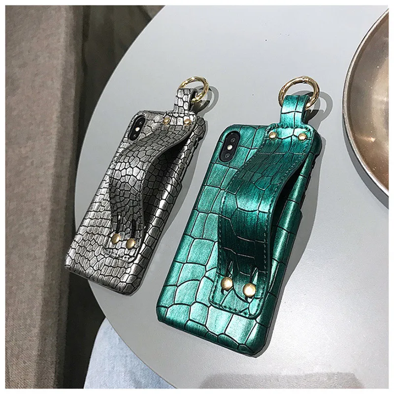 Luxury Crocodile Leather PU Wrist Strap Phone Case for Huawei Nova 2s 2 3e 2Plus P9 P10 20Plus Mate 9 10Pro Honor 10 9 Case Hot 03