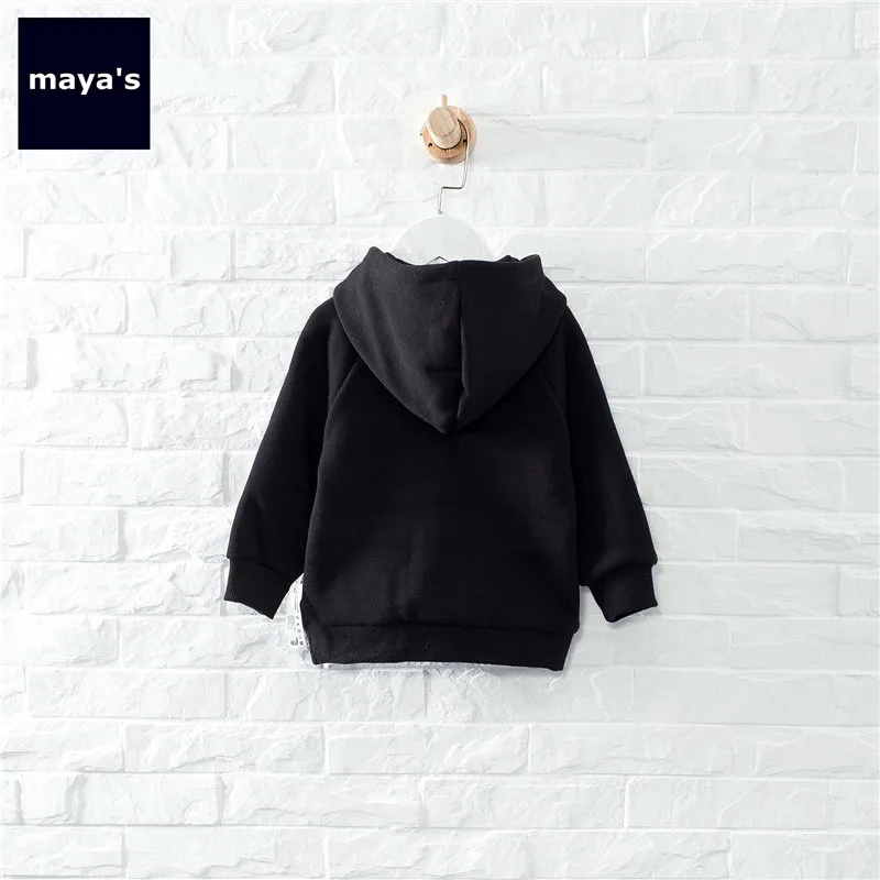 Mayas/хлопковые мягкие теплые осенние свитшоты для девочек серые крутые утепленные