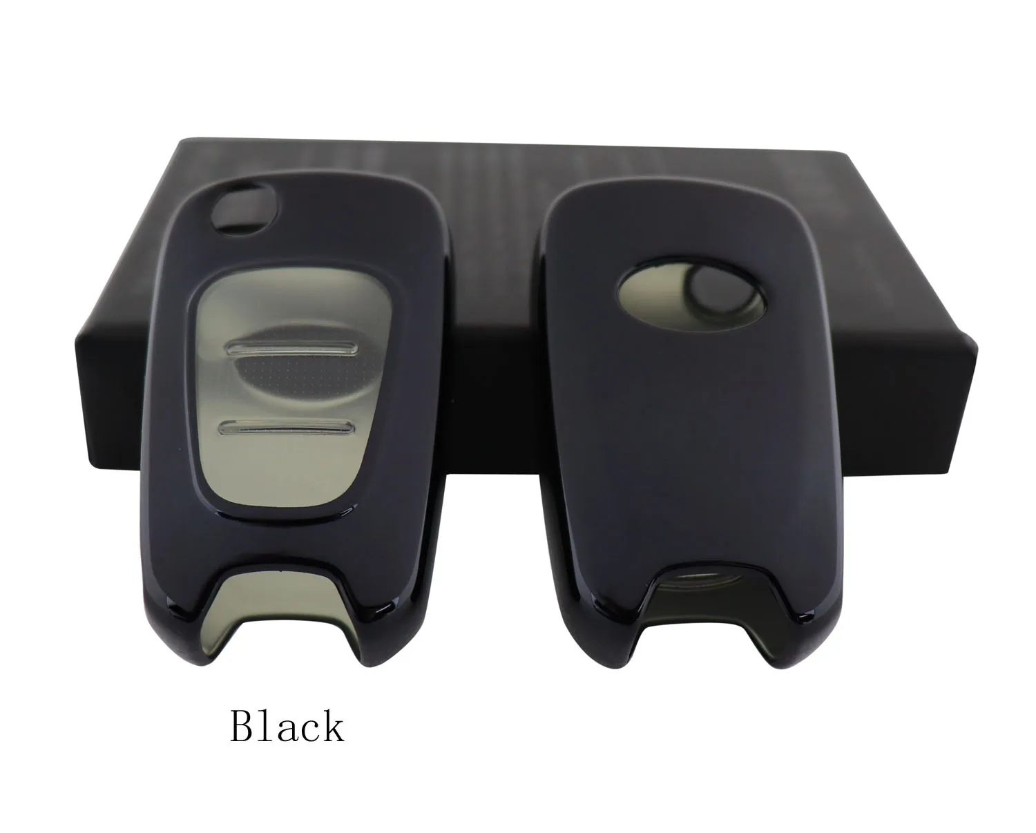 

Black Protective TPU key Case Shell Cover for HYUNDAI Elantra KIA Rio Pride K2