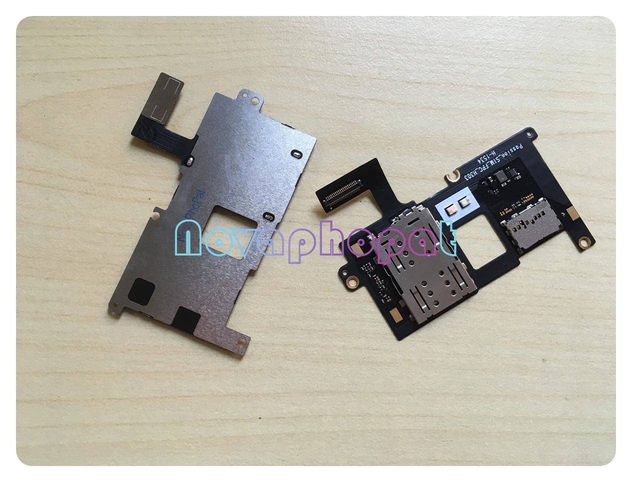 

Novaphopat For Lenovo Vibe P1 P1a42 P1c58 P1c72 SIM Card Tray And Memory SD Card Holder Flex Cable Replacement Parts + Tracking