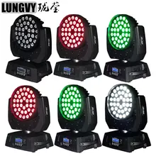 6 шт./лот) 36*10 Вт Quad Led DMX, размытый Moving Head супер яркий перемещение головного света Dj оборудования