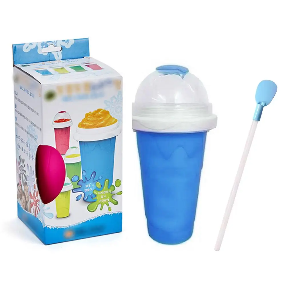

DIY Homemade Ice Cream Smoothie Maker Cup Summer Juice Ice Cup Fast Cooling Cup Milkshakes Fruit Smoothies Slushies In Stock