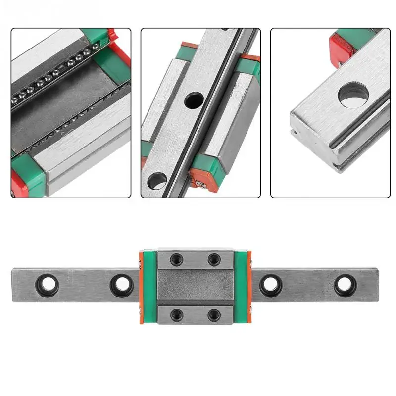 Linear Guide 1pc LML9H 400mm High Precision Miniature Linear Sliding Rail Guide Block for CNC Micro Motor Linear Rail Guide 