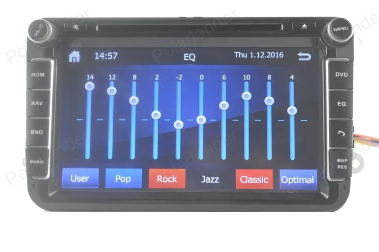 Flash Deal Two Din 8 Inch CarDVD Player For VW/POLO/PASSAT/Golf/Skoda/Octavia/SEAT/LEON 3G Wifi Radio GPS Windows Ce system 16