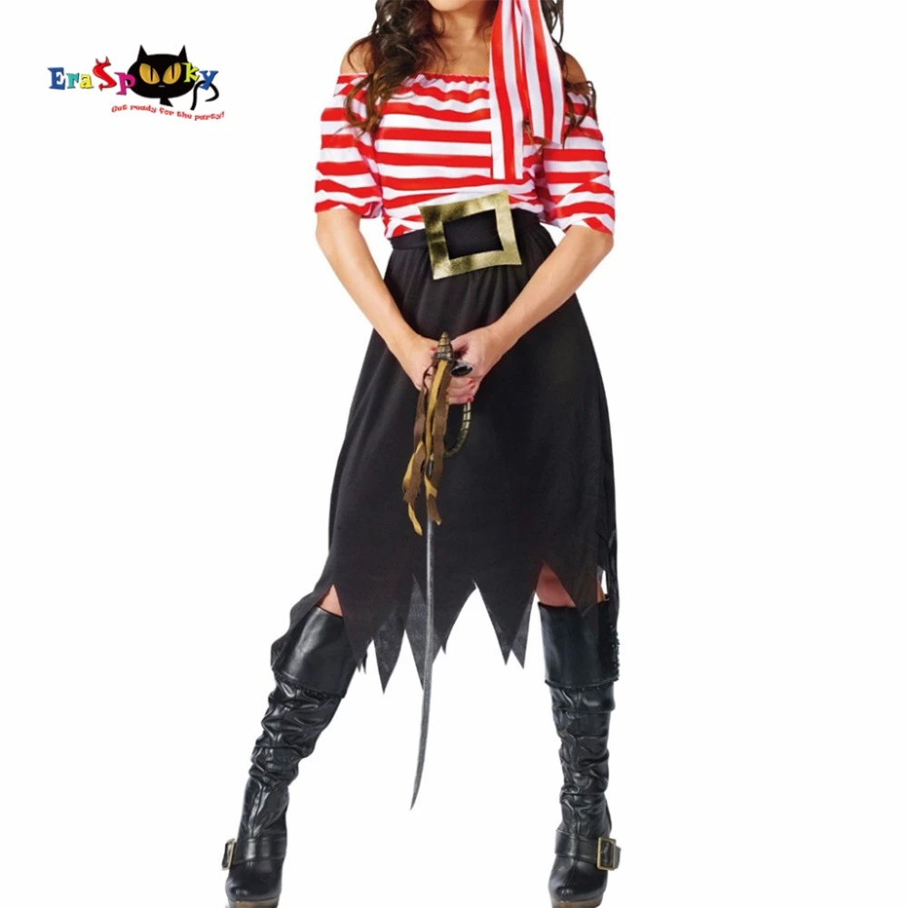 striped skirt pirate