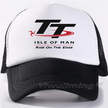 

New Summer Trucker Caps isle of man Cool Summer Black Adult Cool Baseball Mesh Net Trucker Caps Hat for Men Adjustable