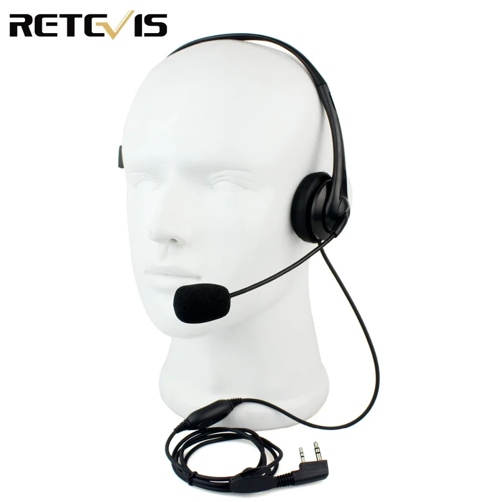 2 контактная гарнитура Retevis TK220 для KENWOOD Baofeng UV 5R H777 PUXING TYT Walkie Talkie C9009A|walkie talkie|tyt walkie
