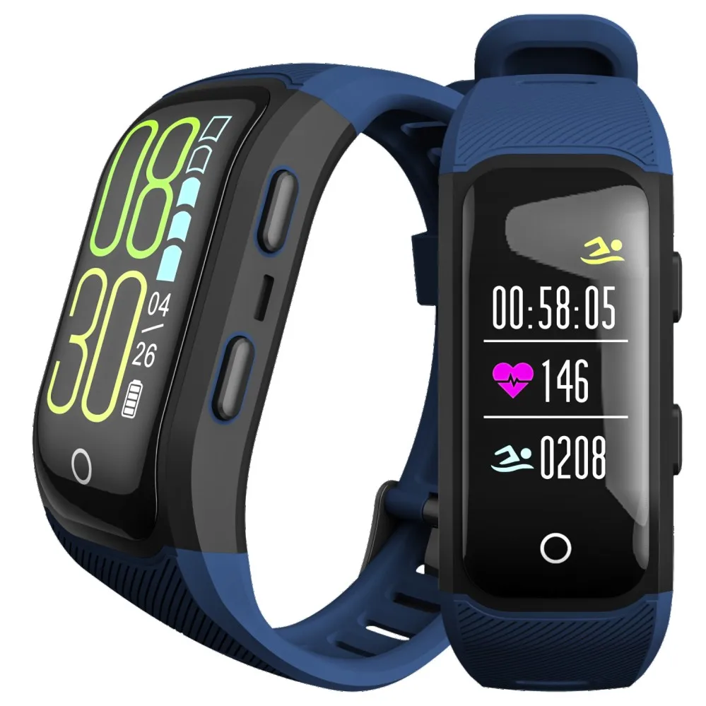 

Activity Fitness Pedometer Monitor Smart IP68 GPS Tracker D 'Water Heart Rate Monitor Sport Fitness Running Bracelet