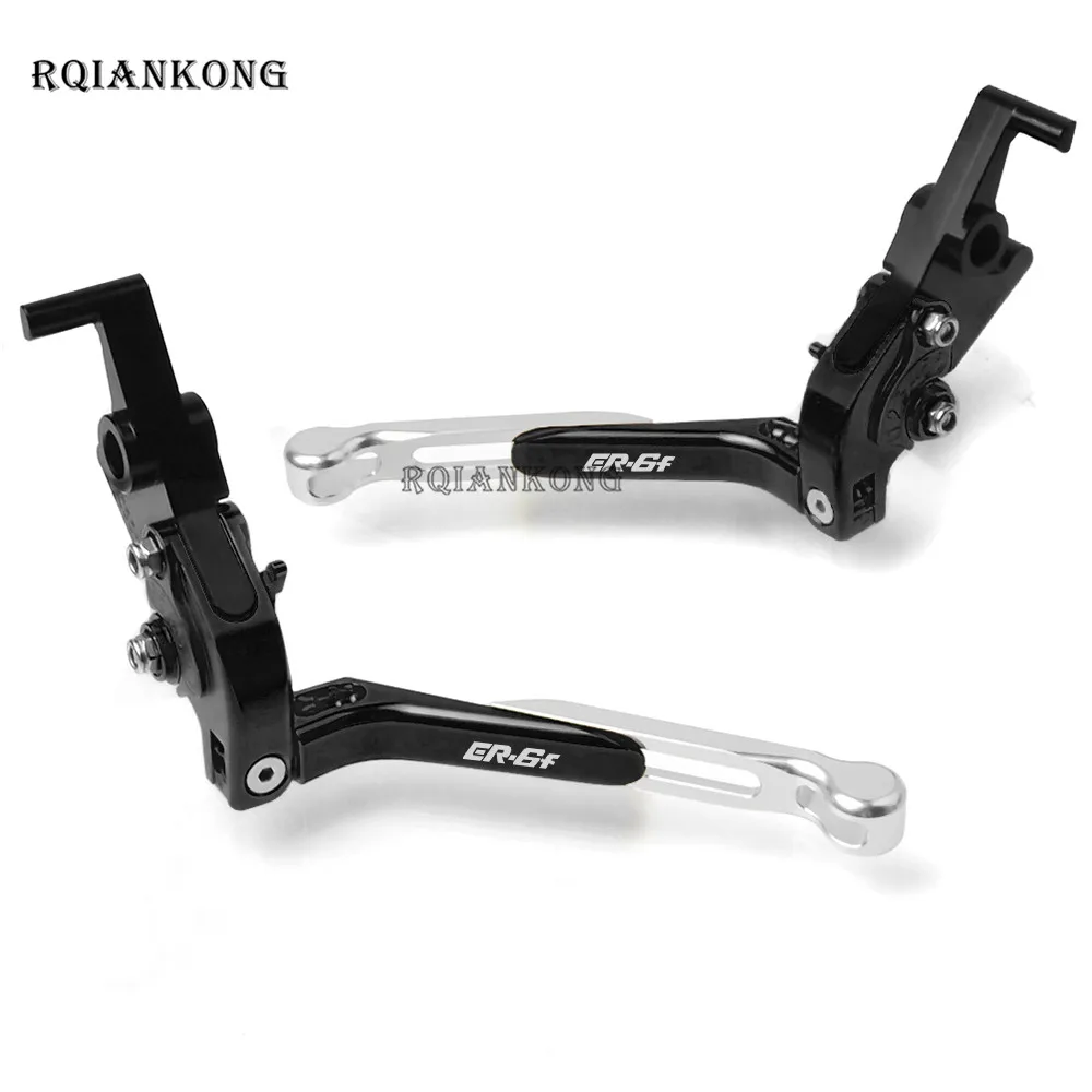 Для Kawasaki NINJA ER6F ER 6F 6 F двигатель мотоцикла CNC алюминиевый регулируемый складной