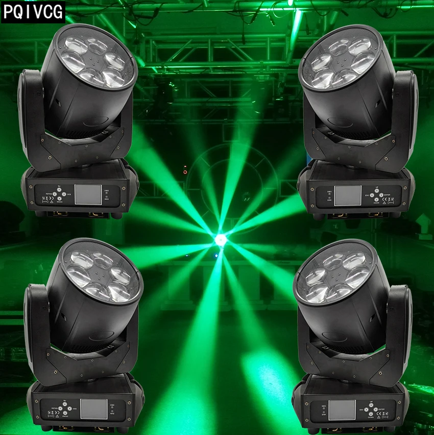 4 шт./лот 6X40W Led ZOOM Beam light RGBW 4in1 DMX512 Moving Head Wash lights 6x40w LED увеличение луча | Освещение