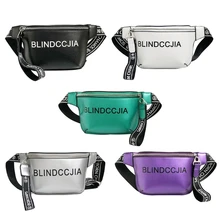 Новинка, женская сумка из искусственной кожи, сумки через плечо, поясная сумка для отдыха для женщин и девушек, поясная сумка с буквенным принтом