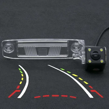 

4LED Trajectory Tracks Parking Reverse Car Rear view Camera For Kia Sportage SL R 2011 2012 2013 2014 Kia K3 2012 Car camera