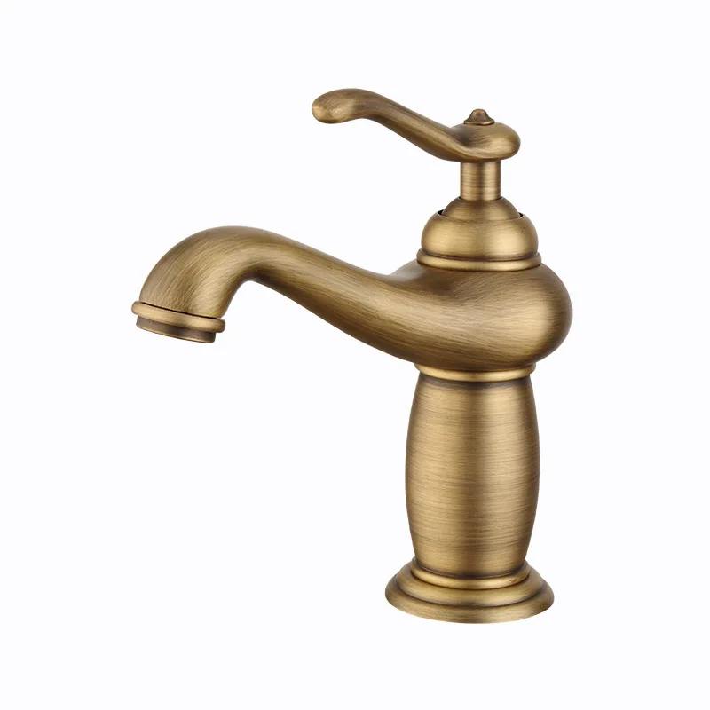 Antique bronze finish Faucet European Style All Copper Basin Faucet Cold And Hot Dual Use Mixing Water Tap Retro Faucet Antique bronze finish Faucet European Style All Copper Basin Faucet Cold And Hot Dual Use Mixing Water Tap Retro Faucet