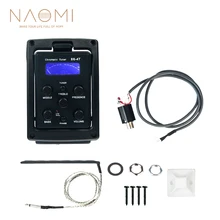 NAOMI EQ-4T 4 полосным Пикап EQ предусилитель с тюнер для акустической гитары