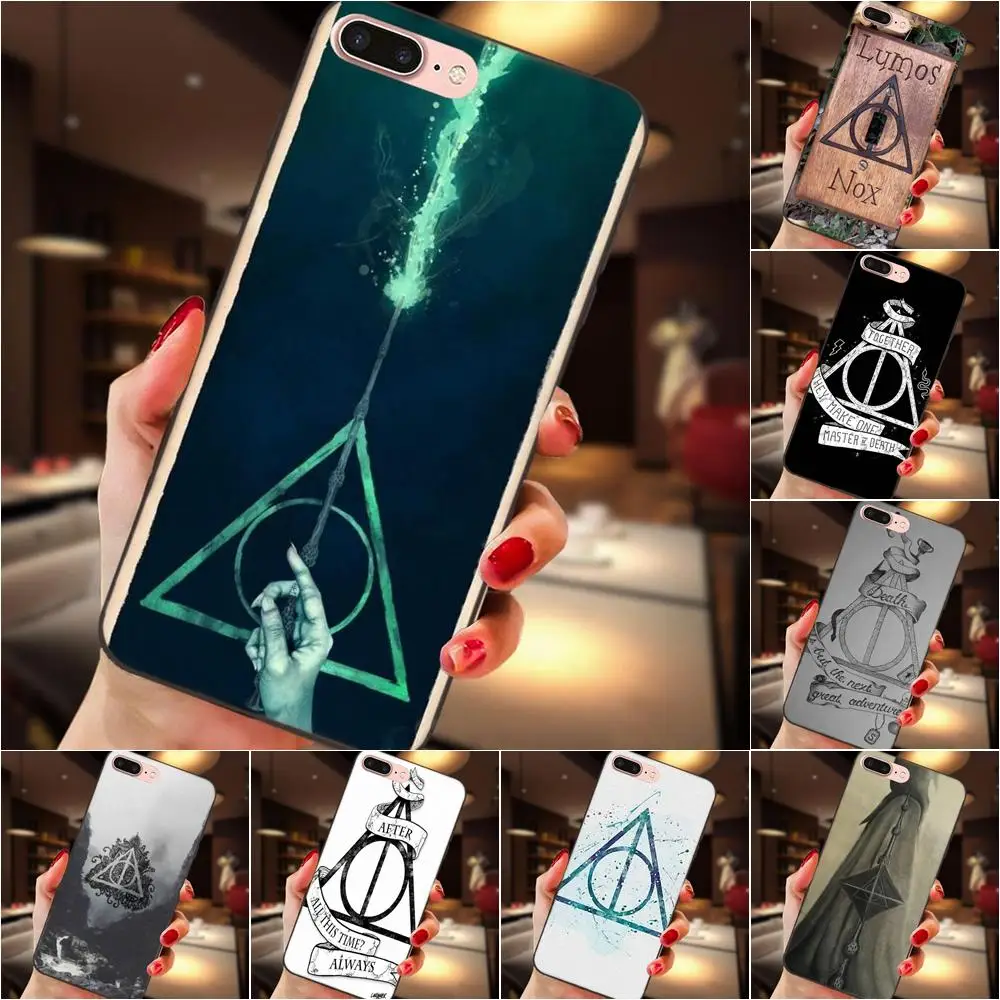 

For Huawei Honor 5A 6A 6C 7A 7C 7X 8A 8C 8X 9 10 P8 P9 P10 P20 P30 Mini Lite Plus Diy Painted Deathly Hallows Always