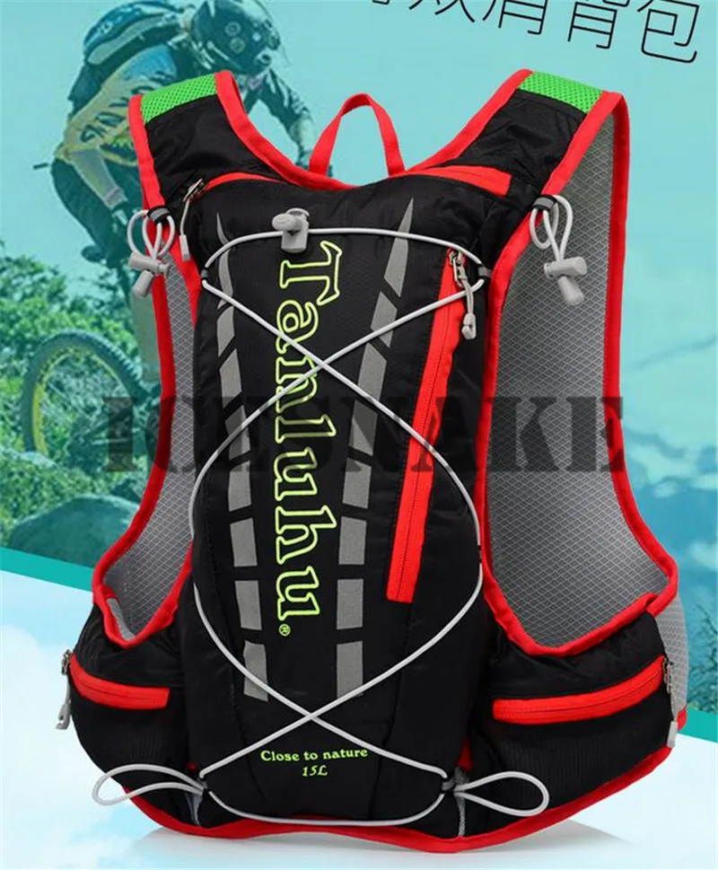 TANLUHU Trail Сумка для бега 15L гидратационный рюкзак для бега спортивный жилет поясная сумка для альпинизма Бег Туризм Велоспорт