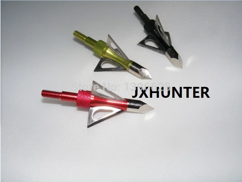 30PK crossbow arrow head broadhead 100 grain 3 blades for huntingin Bow & Arrow from Sports
