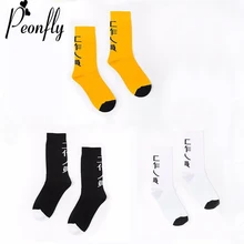 PEONFLY унисекс Компрессионные носки женские модные китайские носки в стиле хип-хоп для скейтборда милые повседневные хлопковые забавные короткие носки женские