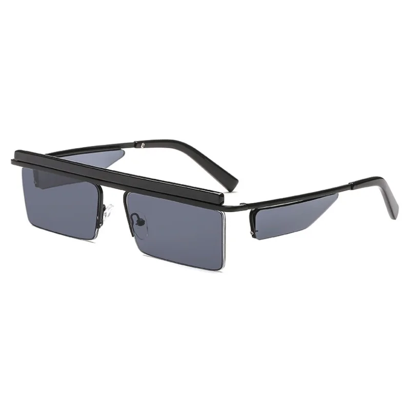 Новые роскошные оправы солнцезащитных очков для Для мужчин и Для женщин площади Безрамное дизайнер солнцезащитные очки унисекс Винтаж очки