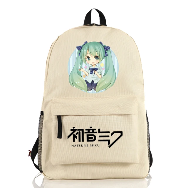 VOCALOID Hatsune Miku Anime Schoolbag Canvas Shoulder Bags Fashion Handbag QWE2