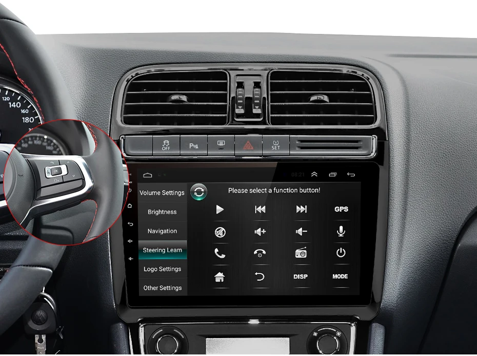 Best AWESAFE 2 din Android 8.1 Car Radio Multimedia video player gps navigation For POLO 2009 2010 2011 2012 2013 2014 2015 2016-2018 8