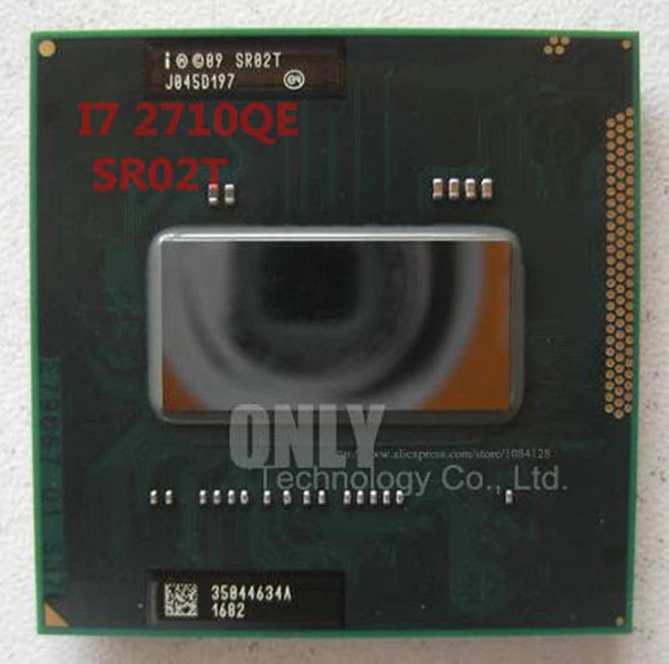 intel latop core cpu I7-2710QE SR02T I7 2710QE SRO2T 2,1G/6 M чипы новые и оригинальные IC