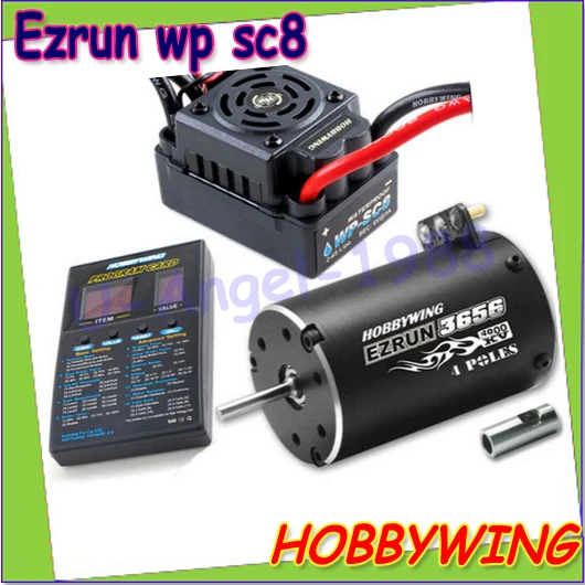 Оригинальный HOBBYWING EZRUN SC C2 3656 3400kv 4000KV 4700kv RC двигатель и WP SC8 120A ESC со светодиодный