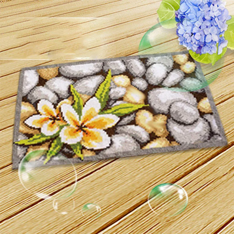 Najtaniej Segment dywanowy haftowany materiał zatrzask zestaw haczyków z motywem wilka DIY rzemieślnicze dywan haftowane akcesoria dywan zrób to sam