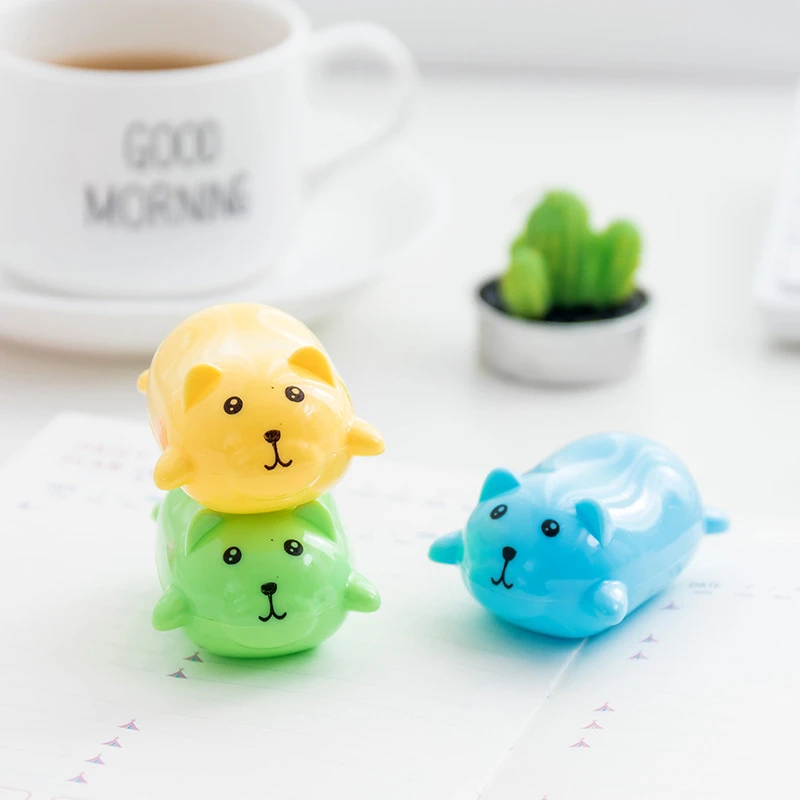 

DL Children's cartoon creative Papaxiong sharpener pencil sharpener school children stationery prize number Exquisite