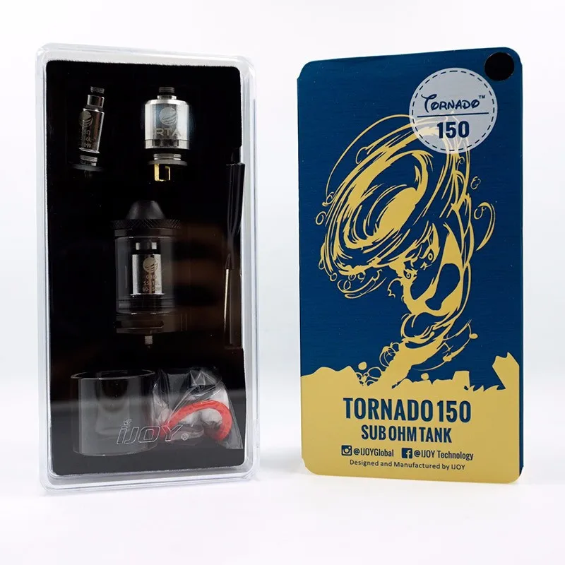 IJOY Tornado 150 RTA бак 4,2 мл емкость 0.3ohm катушка танк