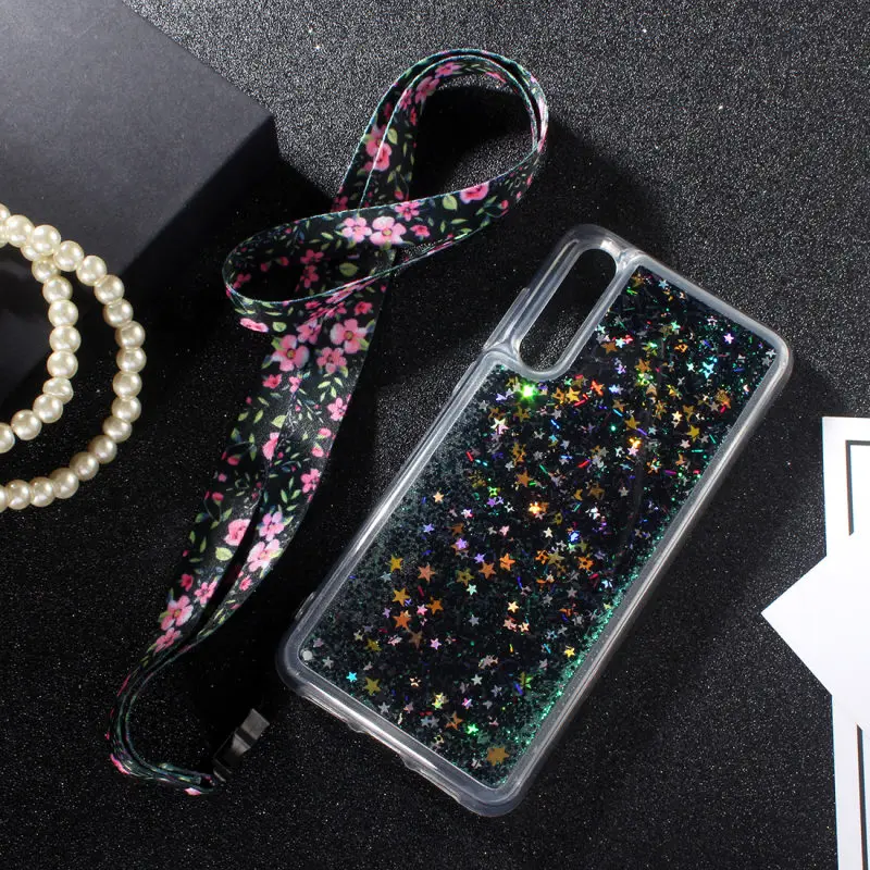 Чехол для телефона Huawei P30 Pro из мягкого силикона и ТПУ прозрачный жидкий P20 P20Lite