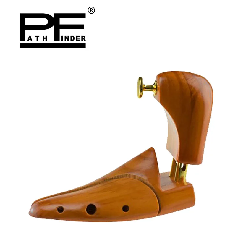 

Pathfinder Women men Shoe Tree Twin Tube High - grade Solid Wood Spring Wood Adjustable Shoe Shaper Moisture-proof Shoe Tree