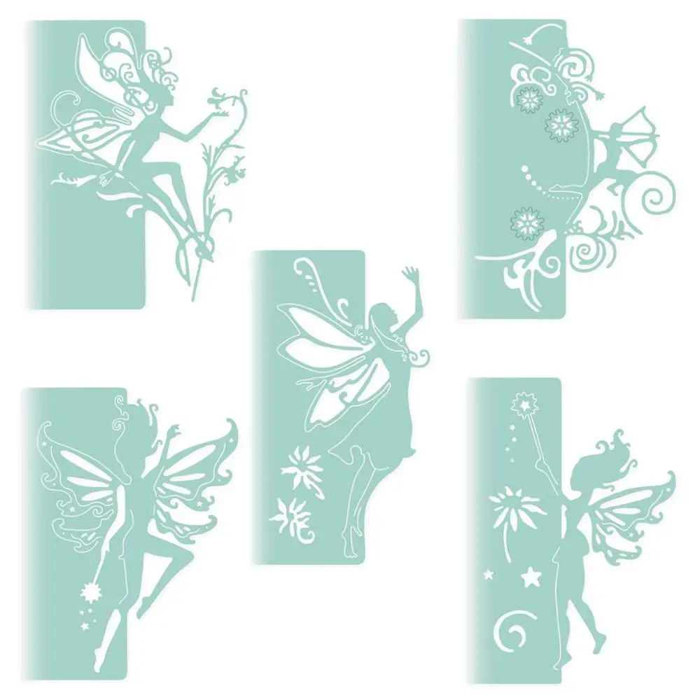 

Ufurty 5 Fairy Lace Edge Metal Cutting Dies Stencils DIY for Scrapbooking Paper Card Craft Etched Embossing Die Cuts 2019 New