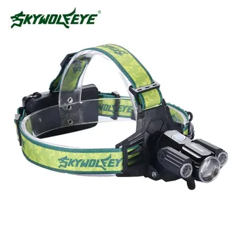 

8000LM 3X T6 LED USB Headlamp Zoomable 4 Modes Cycling Flashlight Torch 18650 battery